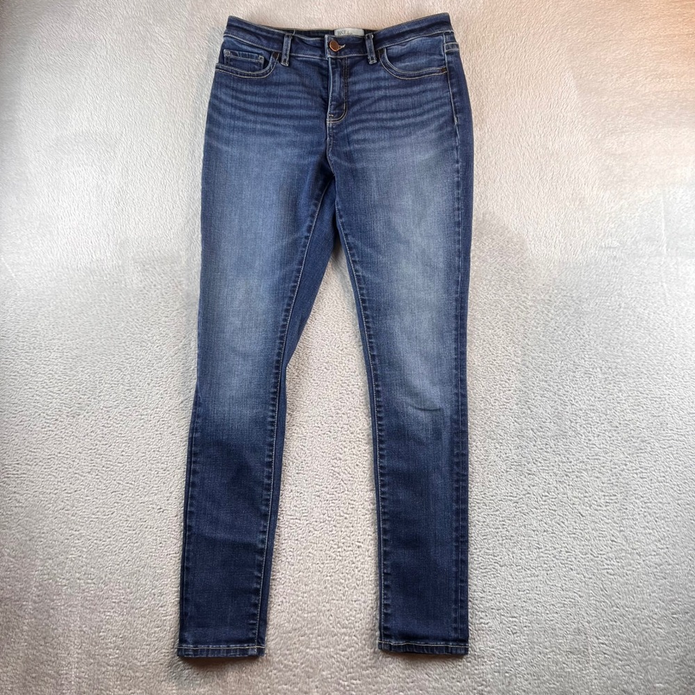 BKE Denim Gabby Skinny Jeans Medium Wash Blue Stretch ABK768 Womens 27R
